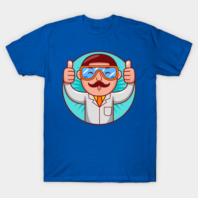 Scientist Man T-Shirt by MEDZ